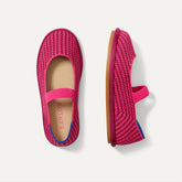 The Mini Mary Jane (for Kids) - Raspberry Stripe